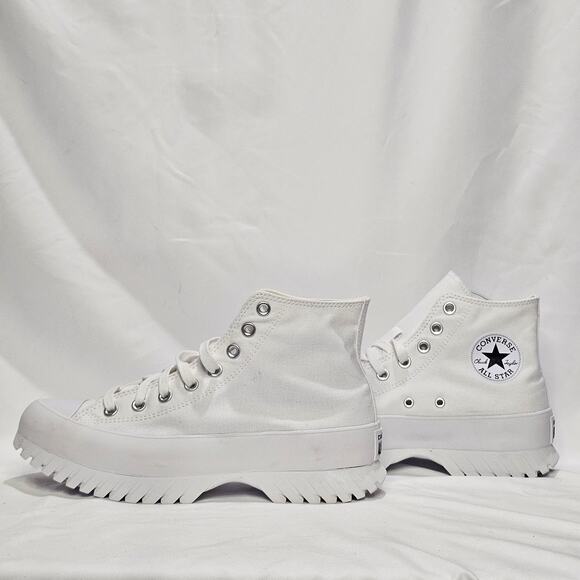 Converse Women's CTASLugged Heel Hi Tops Size 5.5 A10364C White NWT - Picture 2 of 7